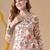 Women floral printed daily cotton straight kurta