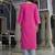 Women ethnic motifs embroidered daily cotton straight kurta