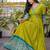 Women paisley printed thread work anarkali kurta