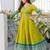 Women paisley printed thread work anarkali kurta