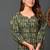 Women paisley printed puff sleeves pure cotton kurta
