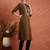 Women ethnic motifs embroidered yoke design cotton straight kurta