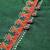 Women geometric embroidered daily cotton straight kurta
