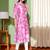 Women floral printed flared kurta