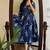Women blue viscose rayon kurtas
