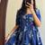 Women blue viscose rayon kurtas