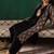 Kashmiri aari embroidered black cashmilion round-neck phiran, winter kurta