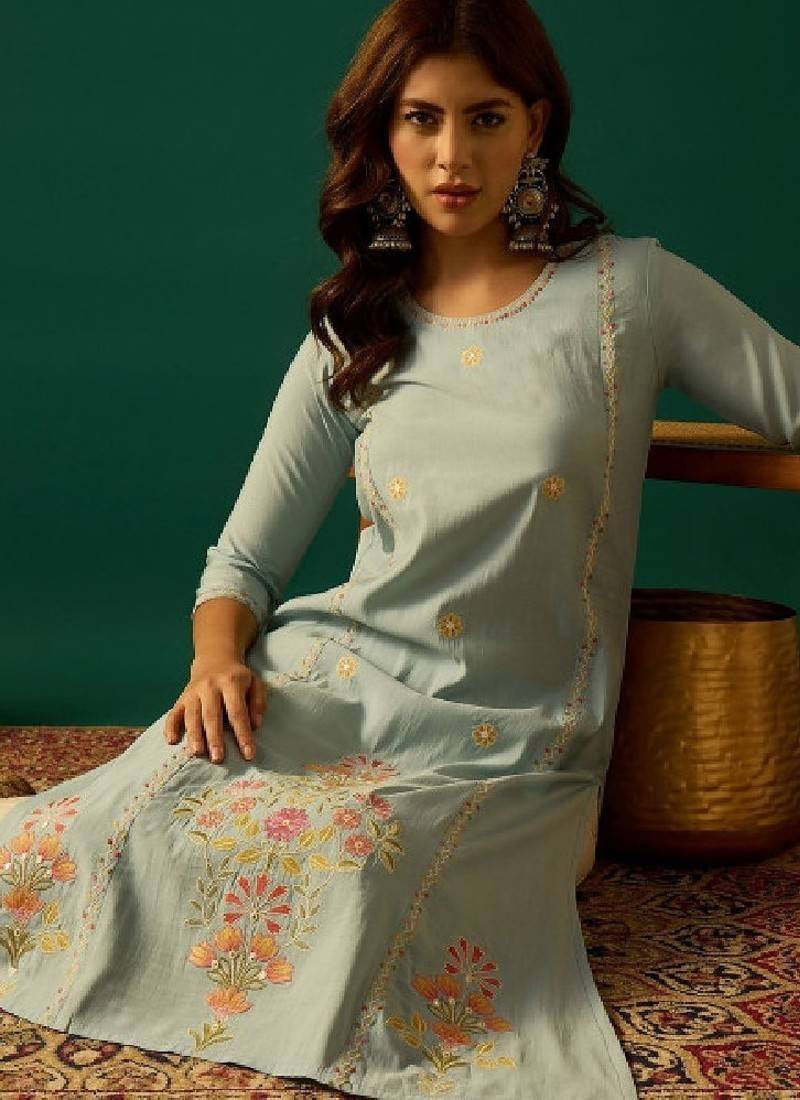 Women solid straight kurtas