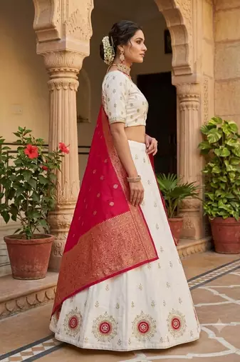ew designer pure gota patti work lehanga 