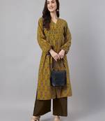 Women floral printed floral kurta