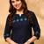 Women ethnic motifs dobby kurta