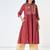 Women printed flared sleeves anarkali kurta