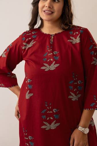 Women floral printed indie prints kurta