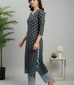 Women ethnic motifs printed kurta