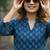 Women ethnic motifs printed summer sheers kurta