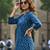 Women ethnic motifs printed summer sheers kurta