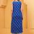 Women geometric printed thread work kurta