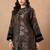 Women paisley flared sleeves floral jacquard kurta