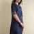 Fort cotton geometric straight calf length kurta
