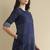 Fort cotton geometric straight calf length kurta