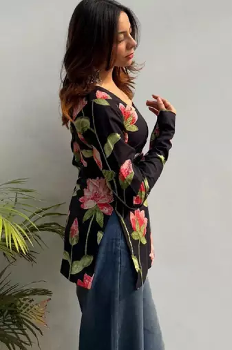 Women floral printed kurta