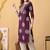 Women embroidered floral kurta