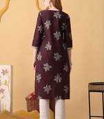 Women embroidered floral kurta