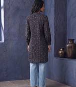 Ajrakh printed pure cotton kurta