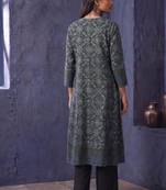 Ajrakh indie floral printed kurta