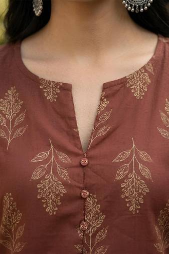 Women ethnic motifs printed kurta