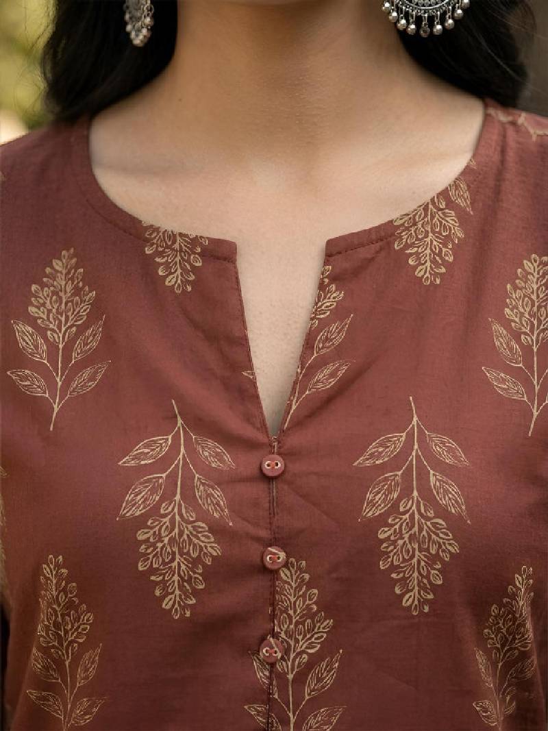 Women ethnic motifs printed kurta