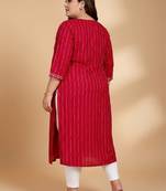 Women floral printed block print kurta