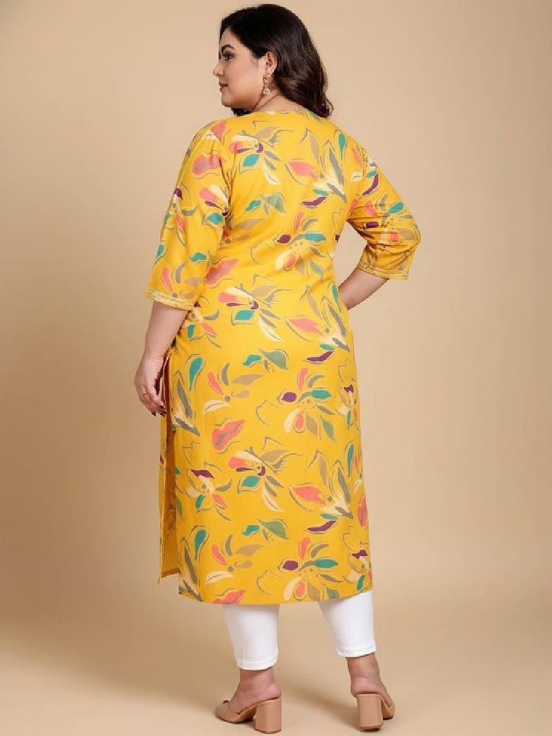 Women floral printed block print kurta