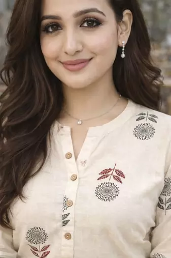 Women floral printed floral kurta