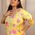 Plus size women floral printed floral kurta