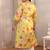 Plus size women floral printed floral kurta
