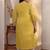 Plus size women embellished thread work kurta