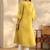 Women embellished mirror work kurta