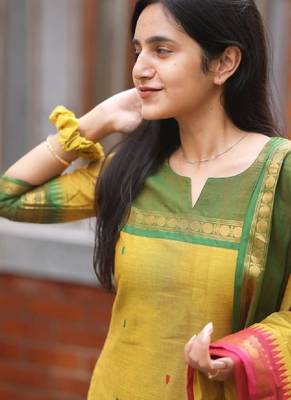 Regular cotton kurta with dupatta 2