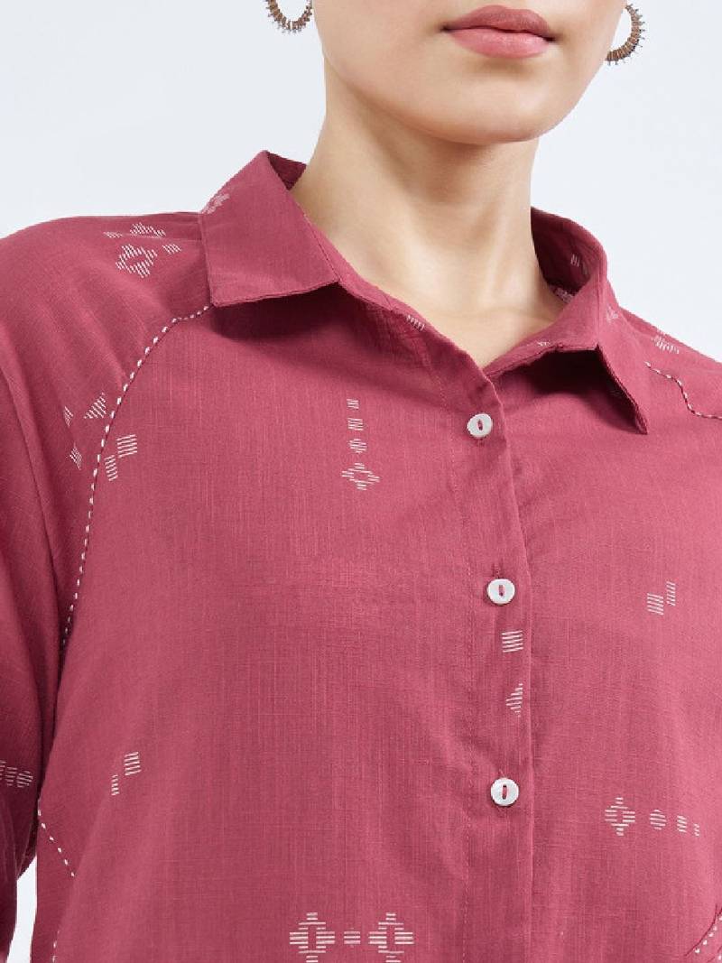 Women geometric printed kurta