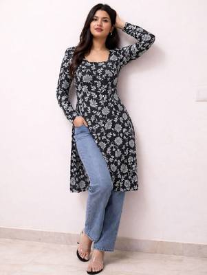 Women floral printed floral kurta 2
