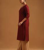Women embroidered thread work kurta