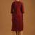 Women embroidered thread work kurta