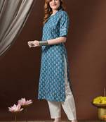 Women floral printed indie prints kurta