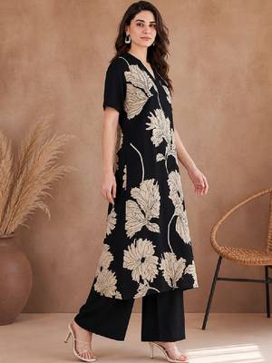 Women floral printed floral kurta 1