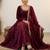 Women embellished grandeur & majestic artwork anarkali kurta