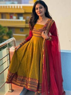 Women anarkali kurta 2