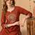 Women embellished thread work kurta