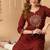 Women embellished thread work kurta