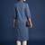 Women striped dobby kurta